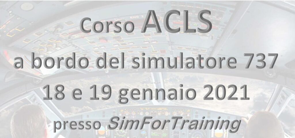 Corso ACLS - A bordo del simulatore 737